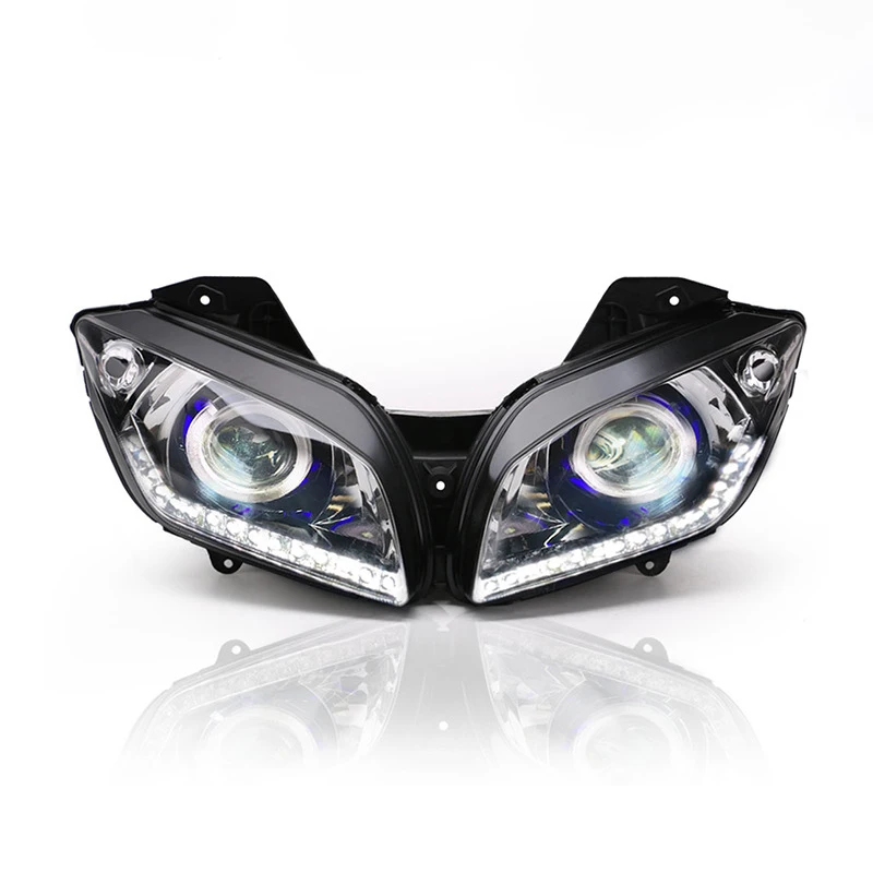 

Motorcycle Led R15 Headlights For Light source lens Angel Eye headlight assembly