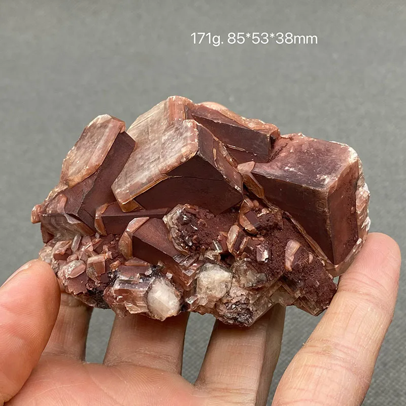 

100% natural chocolate color calcite secondary crystallized raw stone mineral specimen healing crystal Chenzhou, Hunan, China