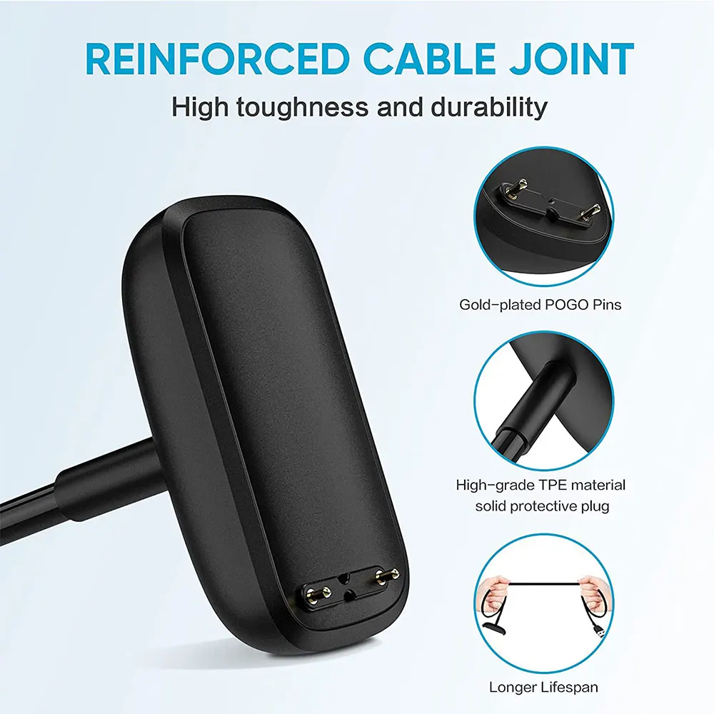 Fitbit   1m USB  ̺ 5 6 Fitbit Luxe   ũ ũ Ʈ ð ׼   ڵ
