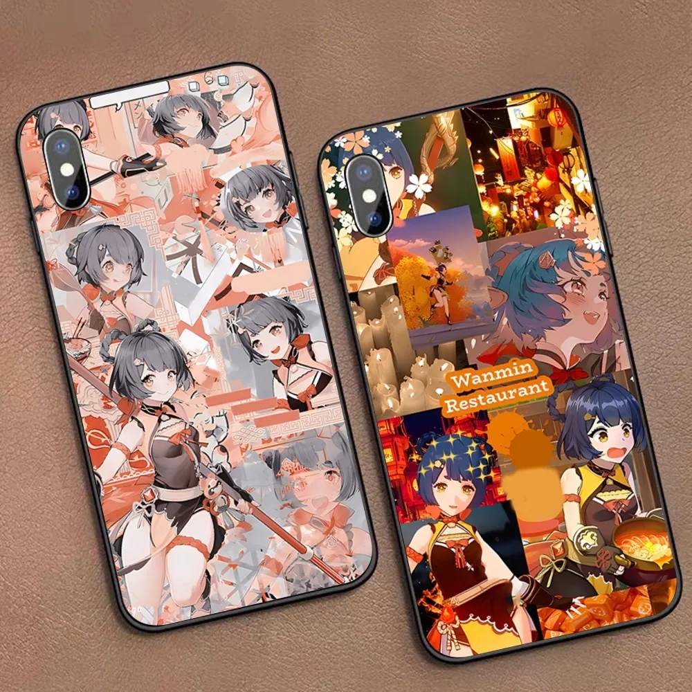 Чехол для телефона Game Genshin Impact XiangLing, чехол для iPhone 15 14 11 12 13 Mini Pro XS Max 6 7 8 Plus X XR SE 2020