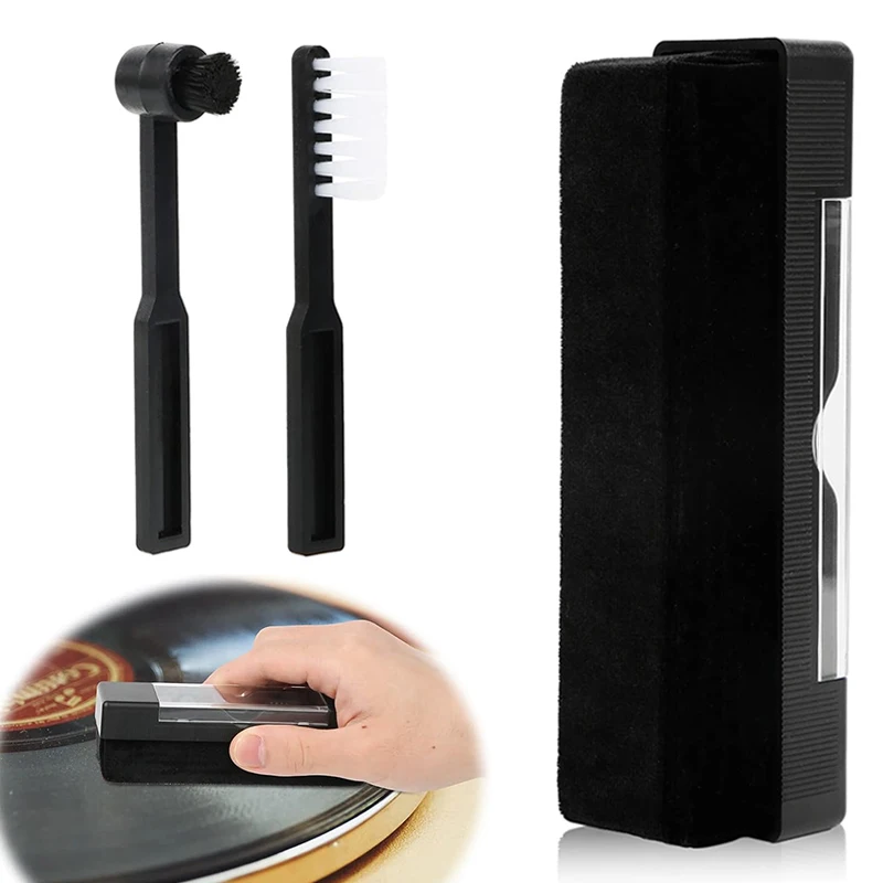 Vinyl Record Brush Cleaner Kit, vinyl record brush