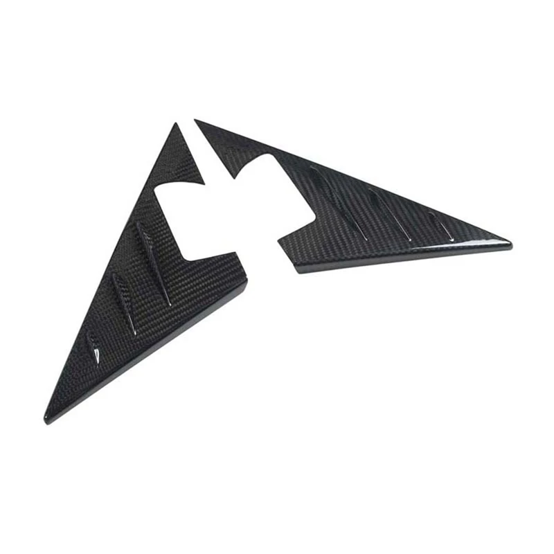 

For BMW 3 Series G20 G28 2020-2023 Real Carbon Fiber A-Pillar Triangle Cover Trim Decorative Exterior Parts Accessories