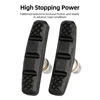 Deemount Quality V-Brake Pads MTB Mountain Bicycle Brake Shoes 60mm Threaded For Linear Pull Brakes All weathers 3