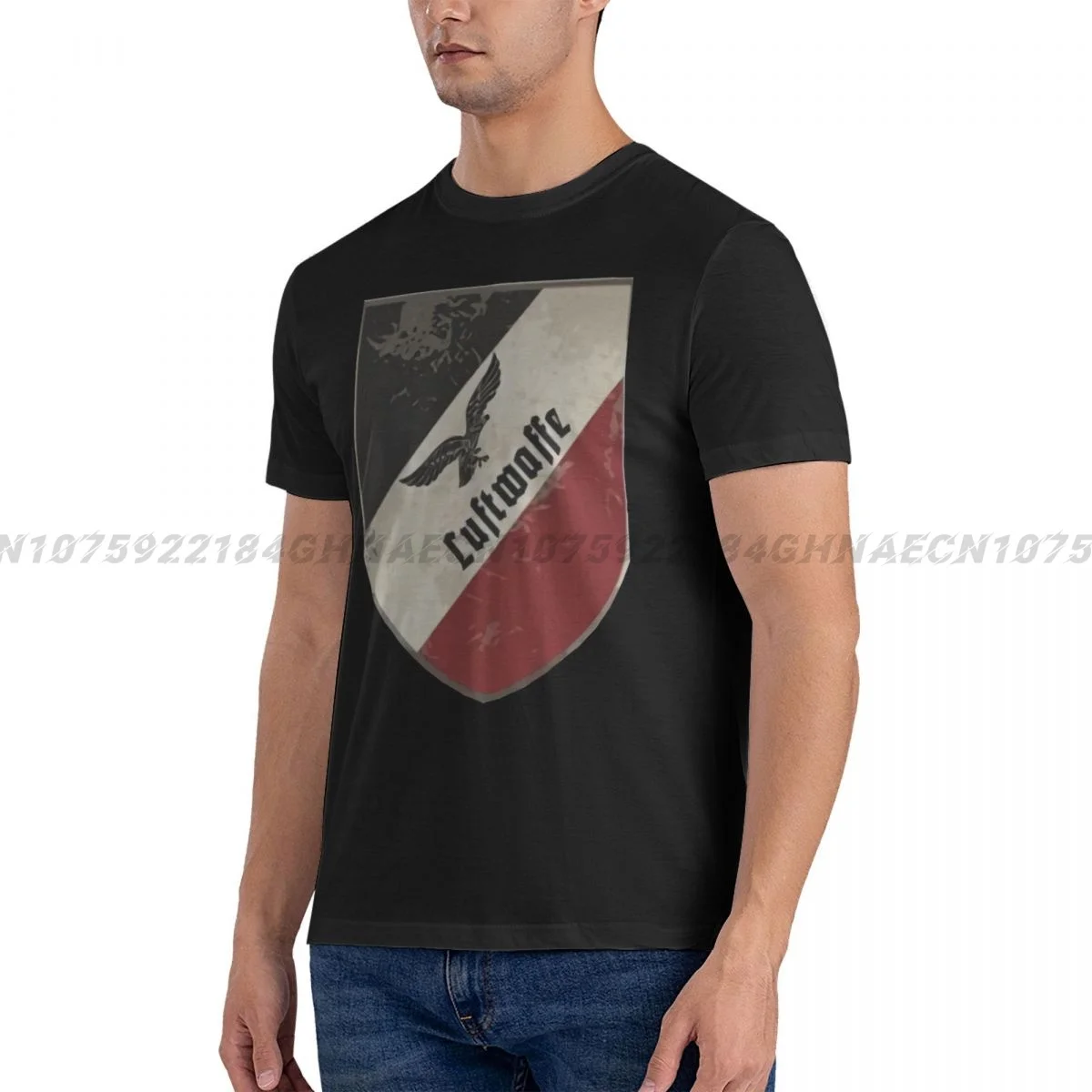 Aviator Luftwaffe Air Force German Shield Tricolore T Shirt Cool Casual Men Unisex New Fashion