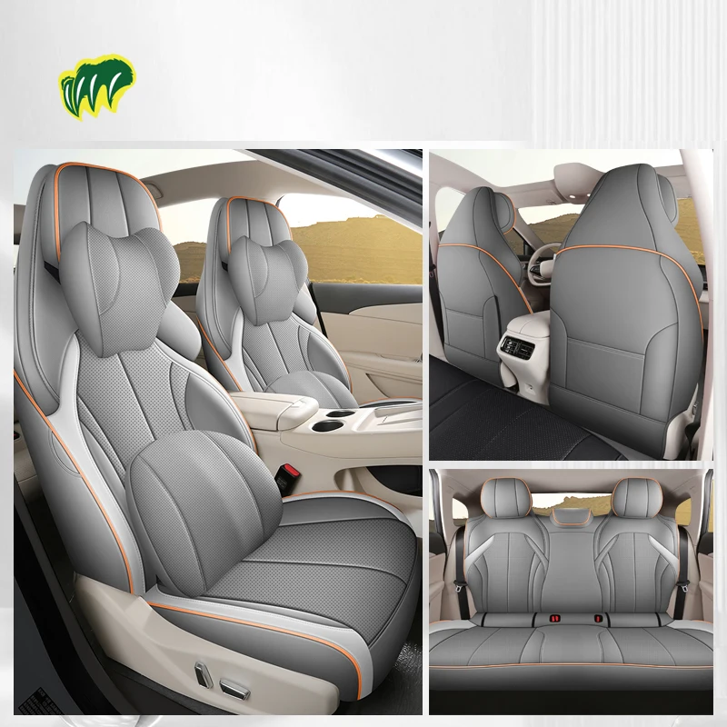 Coprisedili Auto Per Dongfeng Box 2024-2025 – Set Completo Anteriore E Posteriore Traspirante, Antigraffio E Tutte Le Stagioni, Black