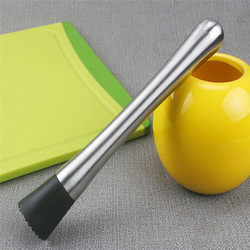 201 stainless steel cocktail stick 20.5cm crushed popsicle ice crusher bar tool
