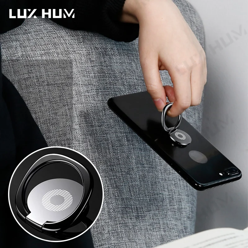 Sleek 360° Rotating Phone Ring Holder - Ultra Thin Universal Stand
