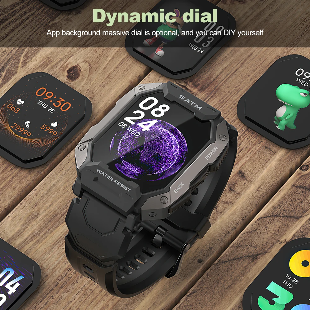 Escalada relógio inteligente 2023 nova tela dividida esportes relógio de  pulso inteligente masculino pulseira de fitness 5atm à prova dwaterproof  água swiming smartwatch - AliExpress