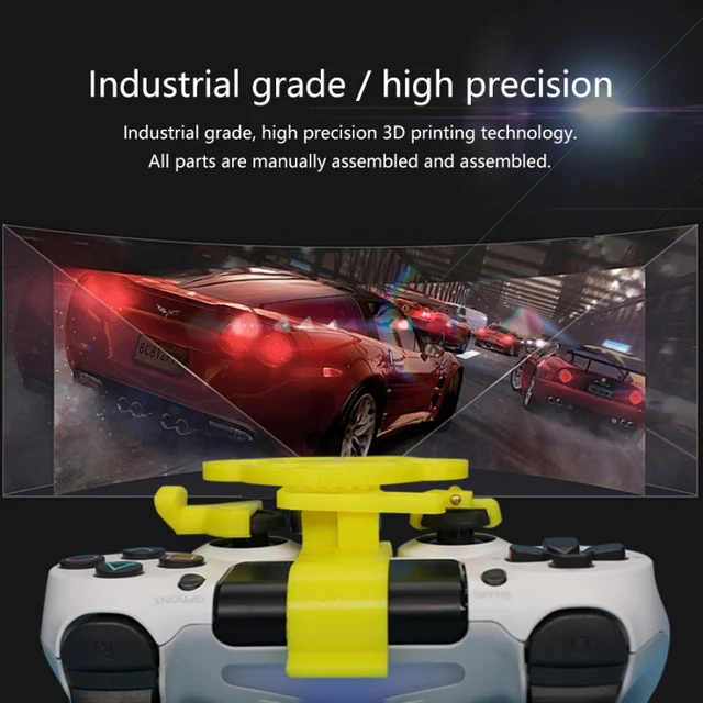 PS4용 3D 인쇄 레이싱 게임 미니 스티어링 휠로 레이싱 게임 경험 극대화