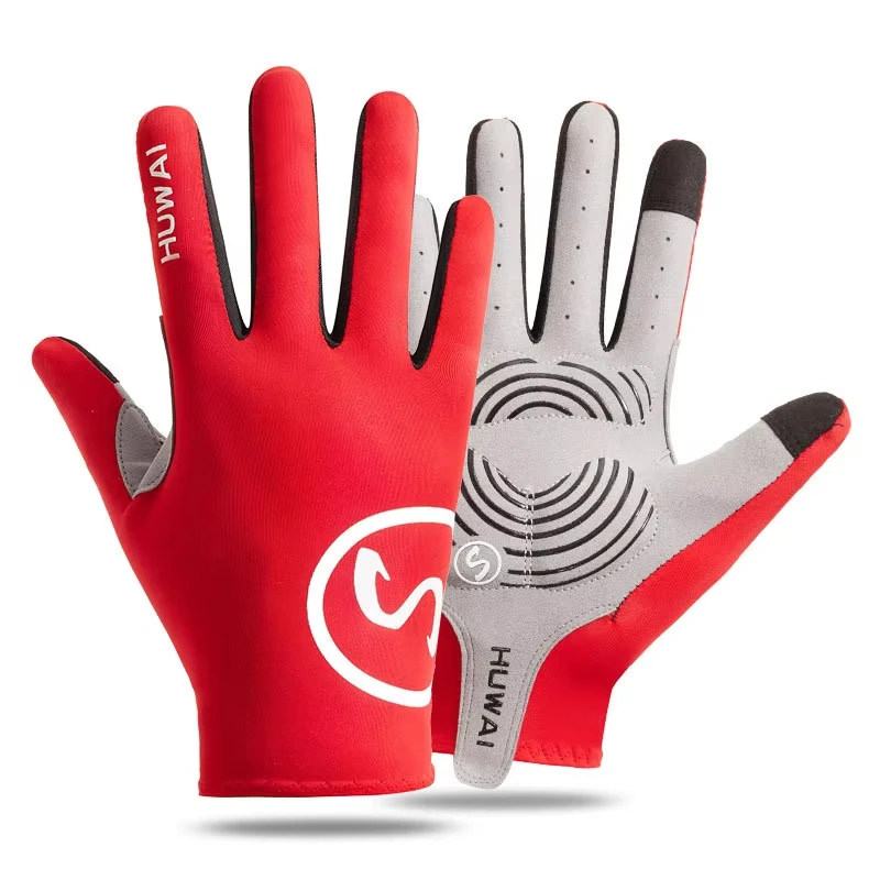 Touch Screen Long Full Fingers Half Fingers Gel Sports Cycling Gloves MTB Road Bike Riding Racing Women Men Bicycle Gloves 4