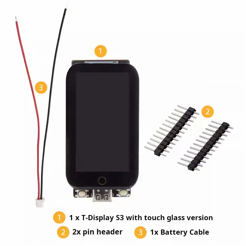 릴리고 ® T-Display-S3 터치 버전 1.9인치 LCD WiFi 블루투스 개발 보드