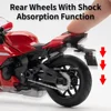 1:12 Scale Yamaha R1 Motorcycle Alloy Car Toys Metal Diecasts Motorcycles Model with Light and Sound Vehicle for Children Gifts 2