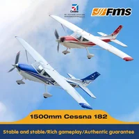 FMS 1500mm Cessna 182 PNP RC Aircraft Training Aircraft Electric Remote Control Aircraft Fixed Wing Model Outdoor Adult Boys Toy 2