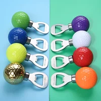 1 Pc Stainless Steel Golf Ball-Shaped Bottle Opener Novelty Corkscrew Wine And Beer Opener Golfer Practice Golf Training Aids 1