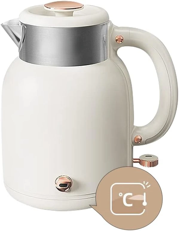 

ZDH-C15C1 Kettle for Coffee & Tea, Stainless Steel Hot Water Boiler with Keep Warm Function, Auto Shut-Off, BPA Free, 1.5l, Boi