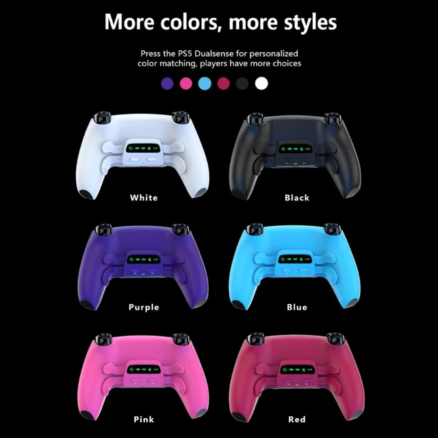 Ps5 Pro Controller Dualsense Black Back Buttons Paddles