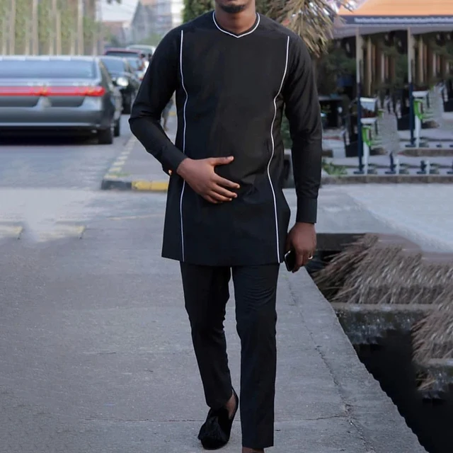 Tunde Long Sleeve Dashiki Outfit - Image 5