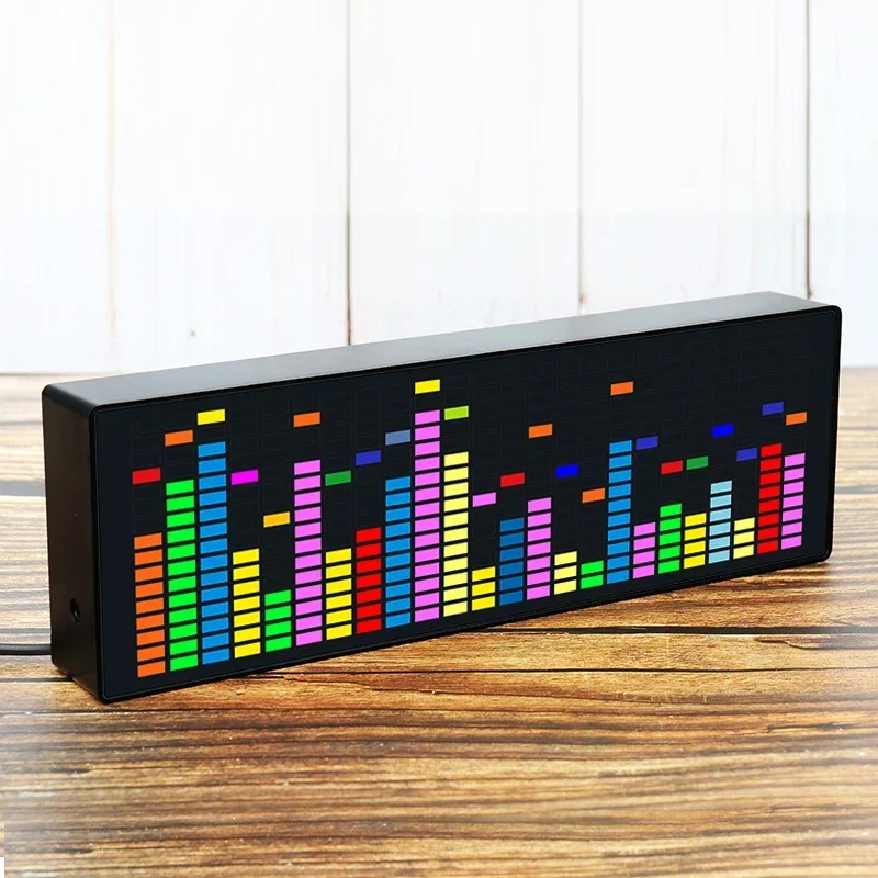 Development Board 1PCS LED Light Stereo Music Spectrum Electronic Clock Voice Rhythm Car Audio Level Indicator