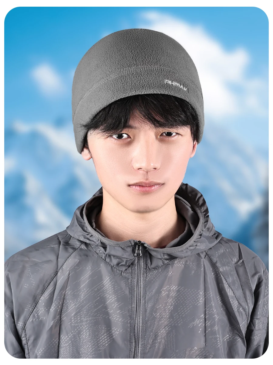 PHMAX Fleece Wintermütze Radfahren Wärmer Laufmütze Jagd Herren Mützen MBT Fahrrad Winddicht Outdoor Wandern Sturmhaube Damenmütze – Detail 18