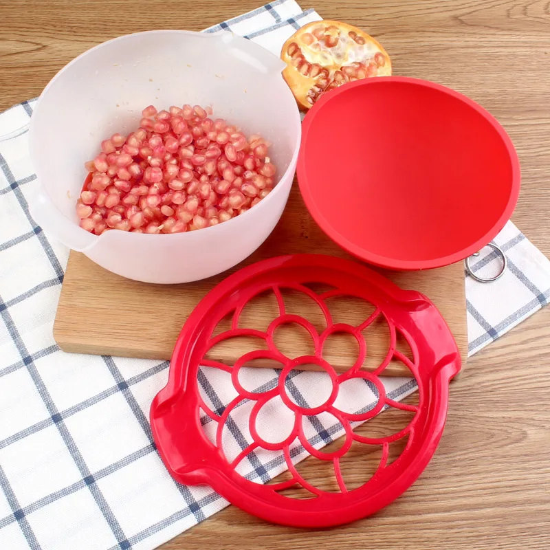 

Silicone Pomegranate Peeler Machine Home Kitchen Fruit Vegetable Tools Safe Pomegranate Peeling Bowl Kitchen Accessories Hot