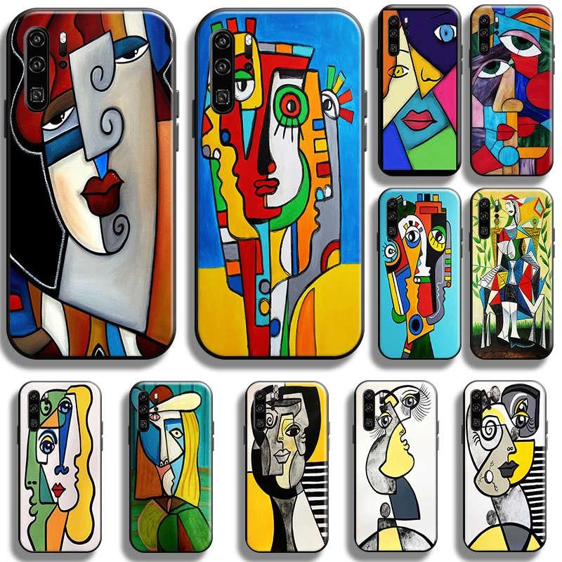 

Picasso Abstract Art Painting Phone Case For Huawei Honor 10 10i 9 9A 10X 9X 8X Pro Lite Soft Cases Full Protection Back