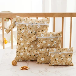 Elinfant Eco - Friendly Waterproof Wet & Dry Portable Diaper and Sanitary Storage Bag Set (3 - Pack) (ED003 - EF735)