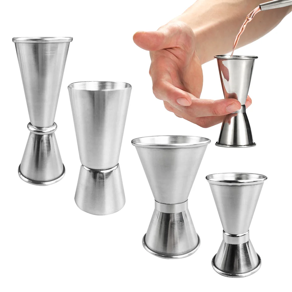 304 Stainless Steel Double Bead Measuring Cup 30ml Whisky