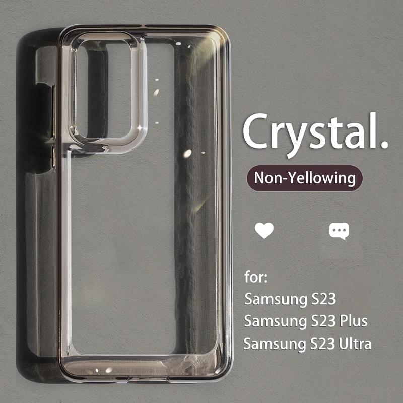 Luxury Clear Crystal Shockproof Phone Case Cover