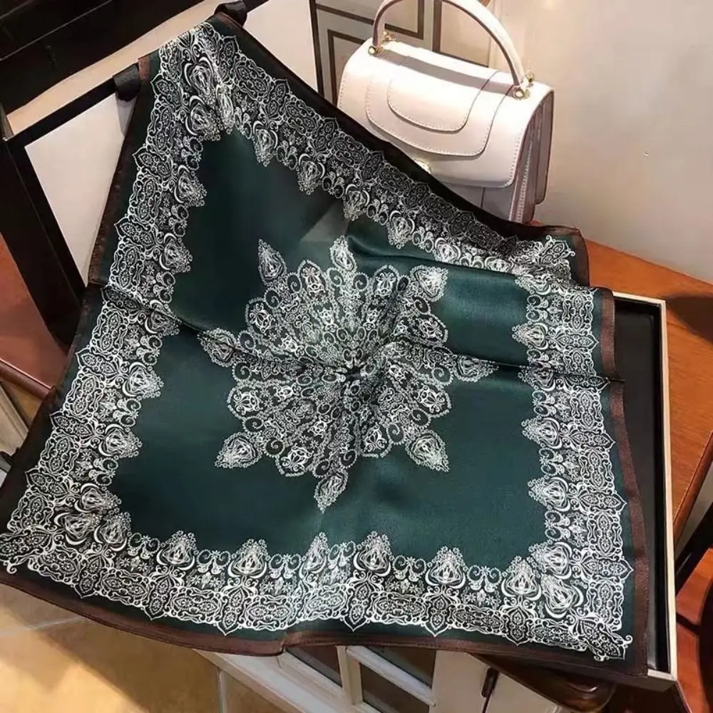 Women Head Hair Scarf Like Satin Silk Scarf Sleeping Hair Wrapping Night 27.5"