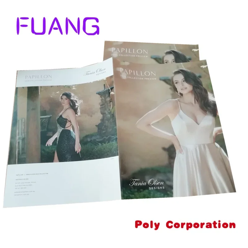 

Custom custom perfect hard cover full color fashion magazine / catalogue printing service factory