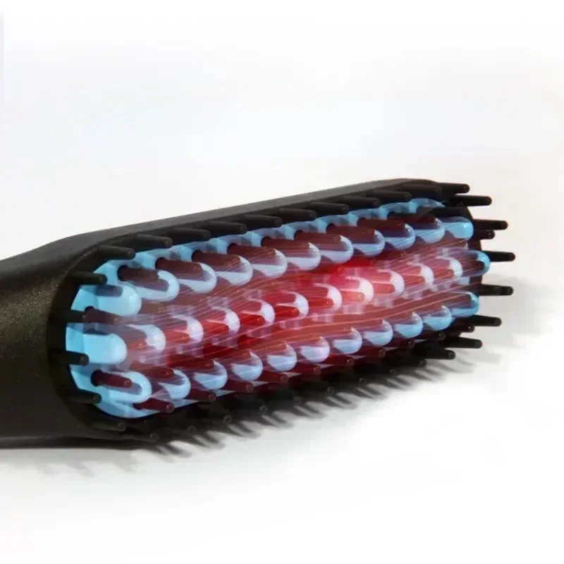 Man Hair Comb Brush Beard Straightener Multifunctional Hair Straightening Comb Curler Fast Heating Styling Tools