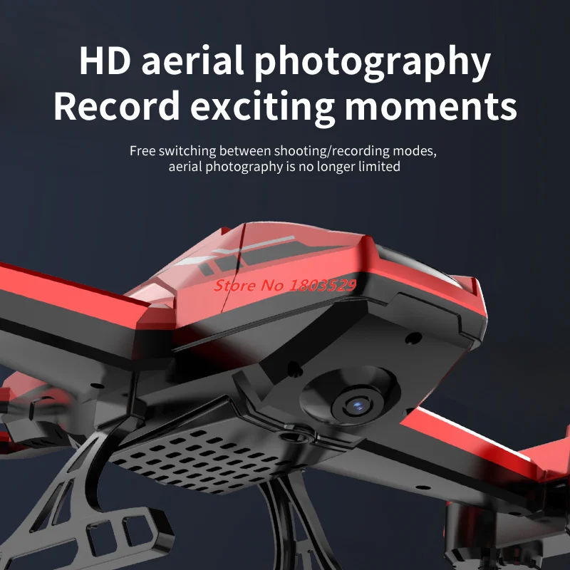 4K WIFI FPV 헬리콥터 원격 조종 헬리콥터 4K HD 카메라 RC 비행기 고도 유지 원키 착륙/이륙/귀환 RC 쿼드콥터 선물