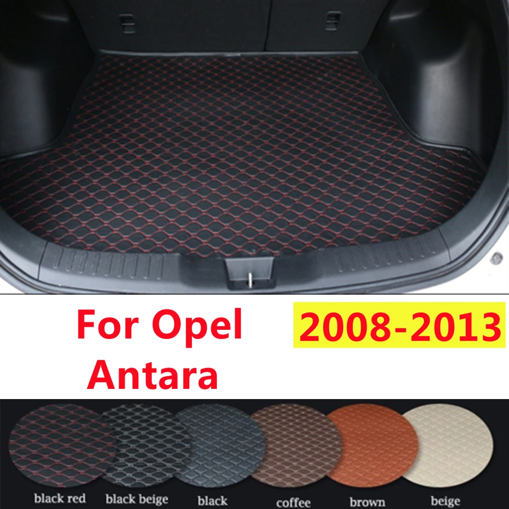 

SJ Custom Fit For Opel Antara 2008-09-10-11-2013 Waterproof Car Trunk Mat AUTO Tail Boot Tray Liner Cargo Carpet Pad Protector