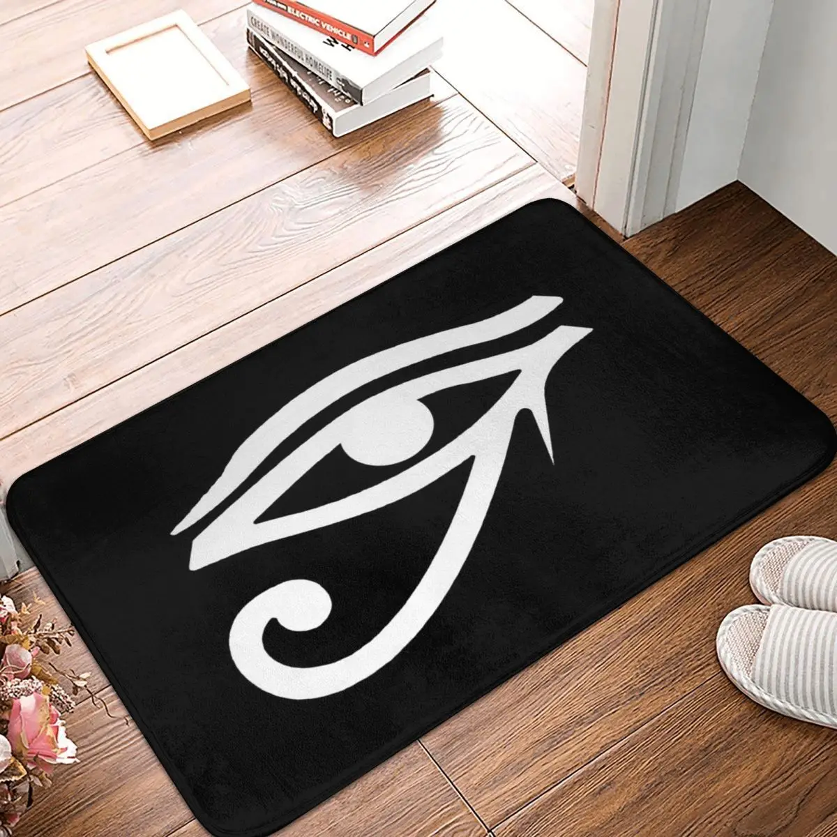 

Freemasonry Bathroom Mat Evil Eye. All Seeing Eye Doormat Kitchen Carpet Entrance Door Rug Home Decoration