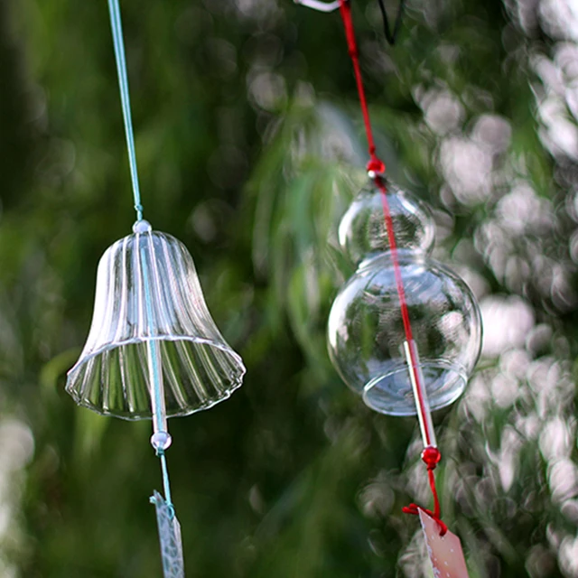 透明ガラス風鈴窓風鈴ぶら下げ屋外庭の装飾ガーデンチャイム和室