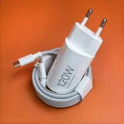 Xiaomi 120W Turbo Charging Wall Adapter with 6A Type C Cable - EU Add 2M