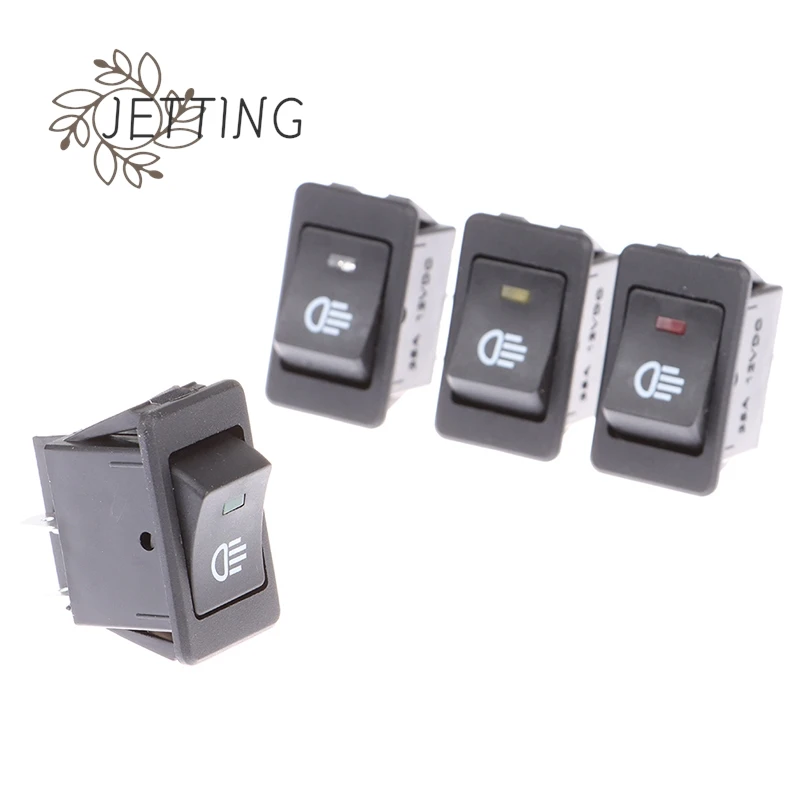 

2 Position Car Fog Lights Rocker Switch 4 Pins LED Automobile Refitting Electrical Equipment With Lighting Power