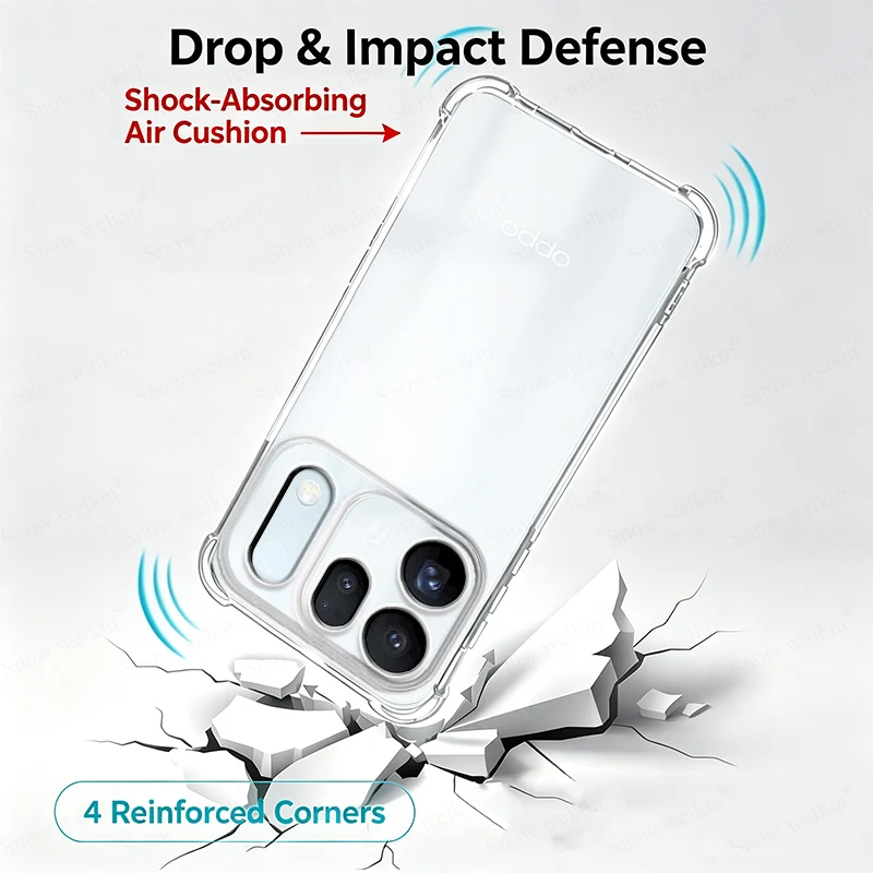 Shockproof Airbag Full Protection TPU Soft Case - Durable Protective Cover