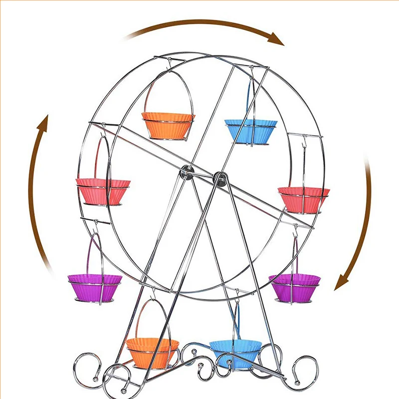 Suporte Para Cupcake Laço Rosa - 3 Camadas Para Festas Temáticas