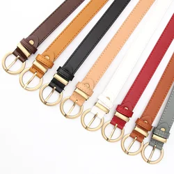 Women's Fashion Versatile Sweater Coat Dress Decorative Student Pants Casual Buckle Belt Classic
