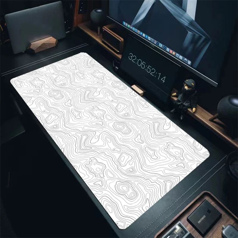 Topographic Non-Slip Mouse Pads Topography Topo Desk Accessory