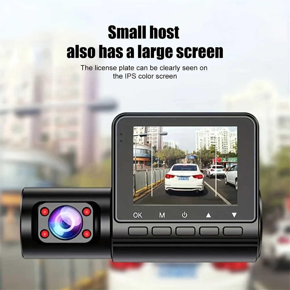 Sameuo S13 Dash Cam Front and Rear 3 Cameras Lens Rear View Dashcam For Car  Camera HD1080 Video Recorder Reverse AUTO Dvr - AliExpress