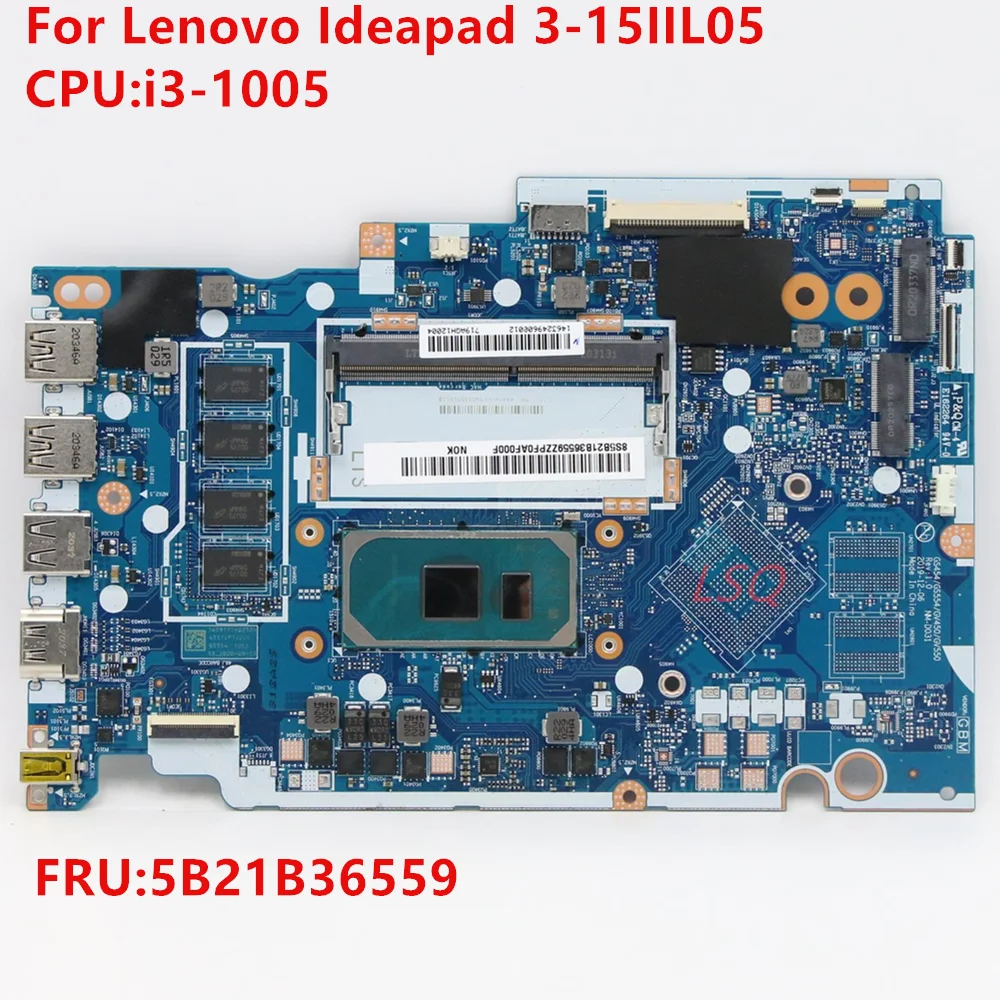 Per Lenovo Ideapad 3-15Iil05 Scheda Madre Del Computer Portatile I3-1005 Fru 5B20T25868 100% Test Ok
