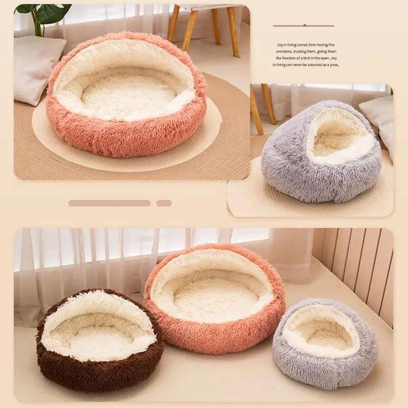 2-in-1 Plush Pet Bed 3