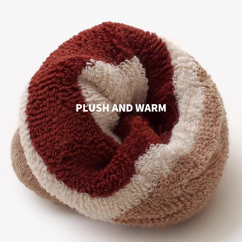 3 Paar Baby-Söckchen mit niedlichen Tiermustern – warm, dick, weich, rutschfest, hautfreundlich, bequem für Herbst und Winter – Detail 6