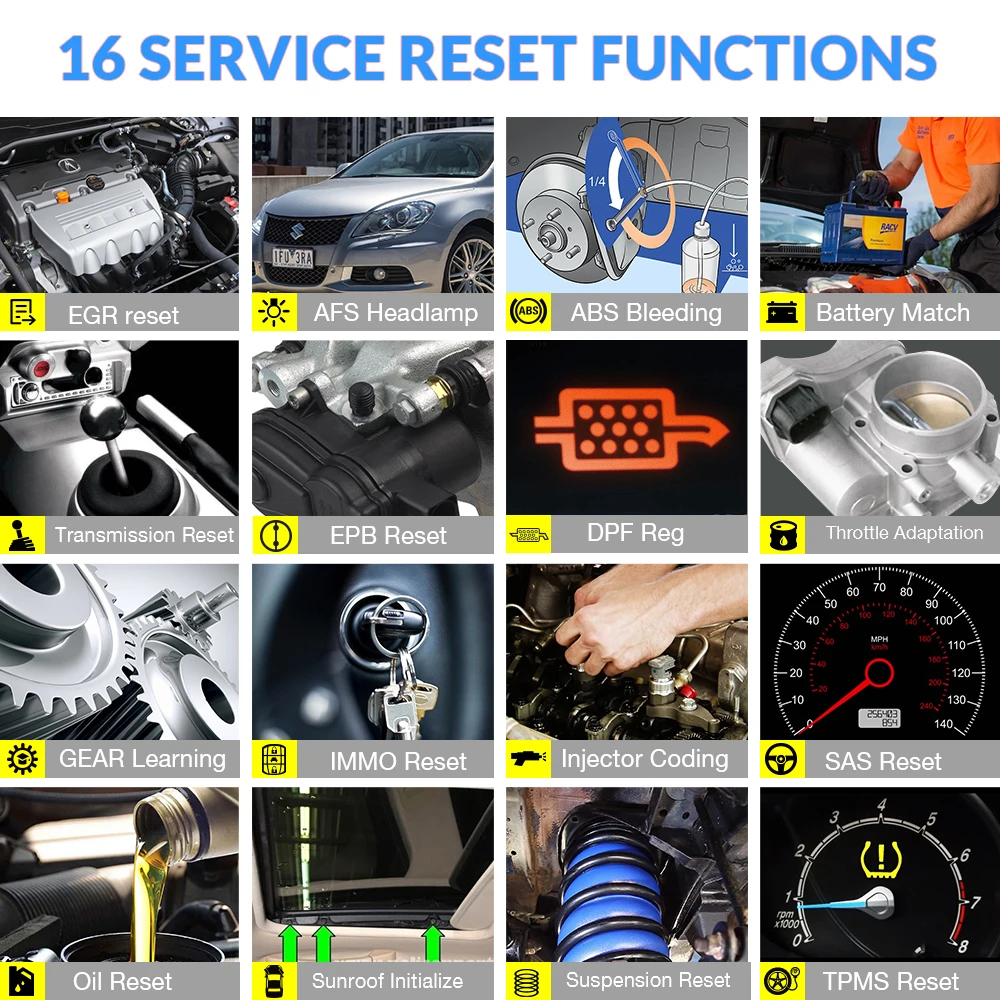 THINKCAR THINKDIAG Auto OBD2 Scanner 15 Reset Strumenti di scansione diagnostica per auto Tutti i sistemi Lettore di codici obd2 di controllo bidirezionale - immagine 4
