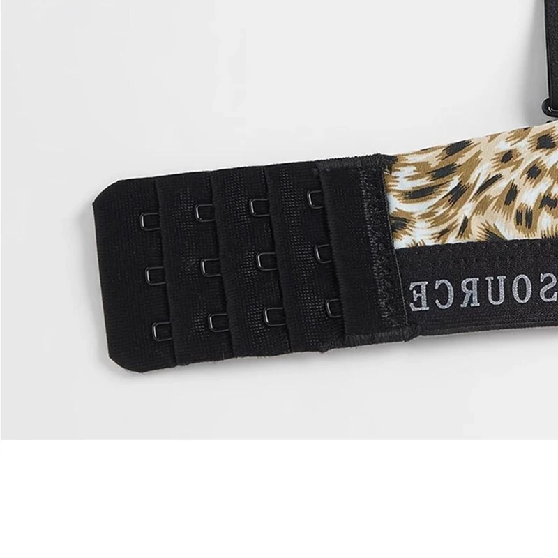 Korean Fashion Sexy Leopard Print Bra and Panties Set for Women Push Up Seamless Bra Two Piece Lingerie Sets Bralette Mujer