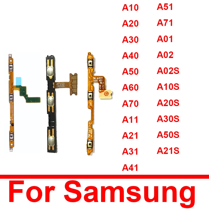 Cavo Flex Volume Alimentazione Per Samsung A10 M10/20/30/40 A20/30/40/50/60 A70 A11 A21 A31 A51 A01 A02 A02S A10S A20S A30S A50S A21S