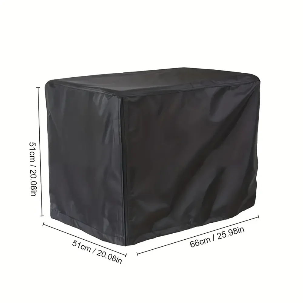 Waterproof Universal Portable Generator Cover - Heavy-Duty Protection for Large Generators (32”L x 24”W x 24”H)