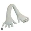 New Creative Hand Shape Plush Pillow Soft Long Arm Nap Pillows Pillow Home Throw Funny Sofa Office Stuffed Decor Palm Color O3N2 4